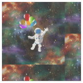 風船宇宙飛行士 ファブリック (クローズアップ)