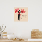 風船引用文が夢を見感動的る ポスター (キッチン)