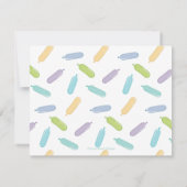 風船文字のサンキューノート ノートカード (裏面)