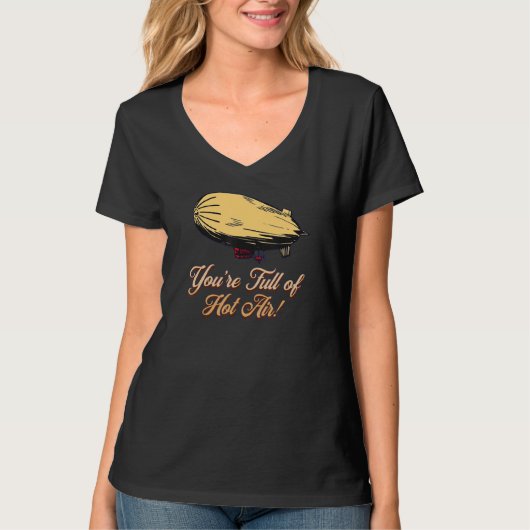 風船気球でいっぱい Tシャツ (正面)