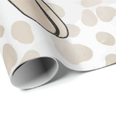 風船犬ヒョウ柄 ラッピングペーパー (ロールコーナー)