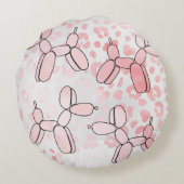 風船犬 ラウンドクッション (裏面)