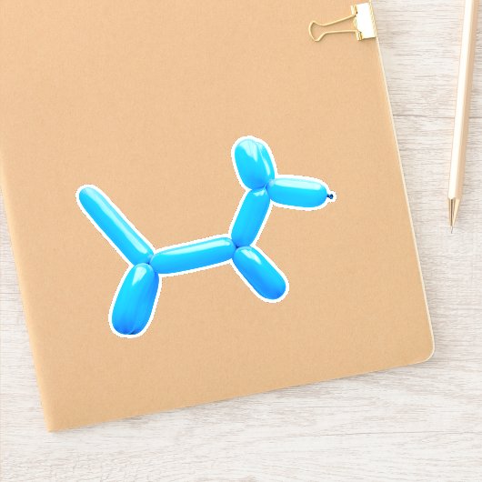 風船獣犬 シール (ノートブック)