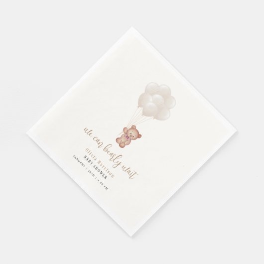 風船男女兼用を待つぼう スタンダードランチョンナプキン (角)