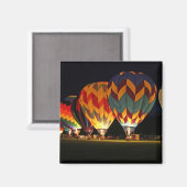 風船白熱［赤熱］光を放つ!夜を明るくしろ！ マグネット (正面/裏面)