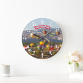 風船素晴らし立ち上がり40年目のレノバルーンレース ラージ壁時計 (ホーム)