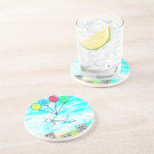 風船飛んでいるで街を越えて コースター (側面)