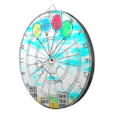 風船飛んでいるで街を越えて ダーツボード (正面右)