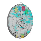 風船飛んでいるで街を越えて ダーツボード (正面左)