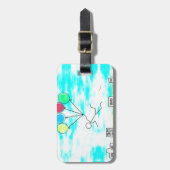 風船飛んでいるで街を越えて ラゲッジタグ (正面縦)