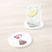 風船飛んでいる付き絵文字 コースター (側面)