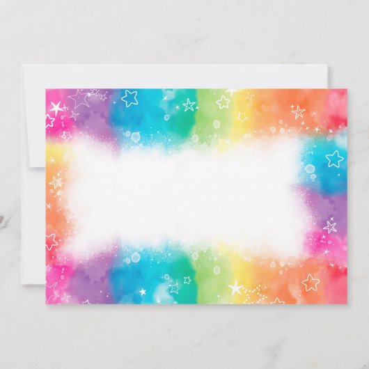 風船 フォト 招待状 (裏面)