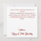 風船。感謝カード。自分だけの特別なカードに。 サンキューカード (裏面)