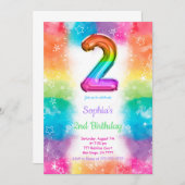 風船 招待状 (正面/裏面)