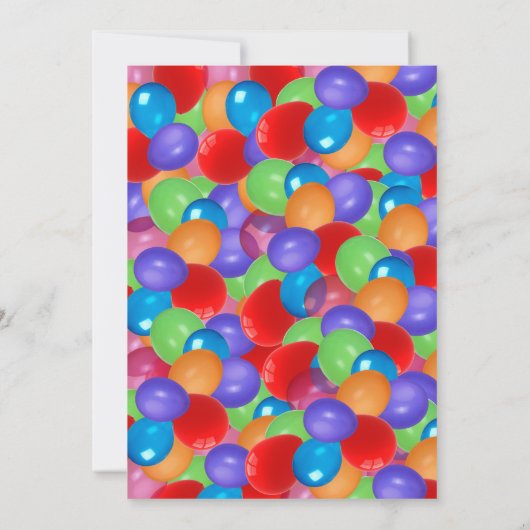 風船 招待状 (裏面)