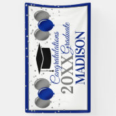 風船・紙吹雪卒業生 横断幕 (縦)