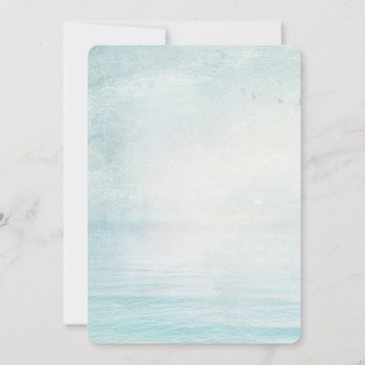 風船，虹，アイスクリームの夏の誕生日パーティー 招待状 (裏面)