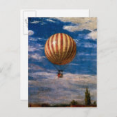 風船， 1878 ポストカード (正面/裏面)
