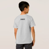 風船Tシャツの可愛らしい小さなキリン Tシャツ (裏面フル)