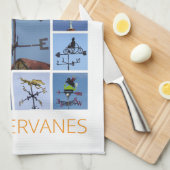 風見羽根 キッチンタオル (四つ折り)