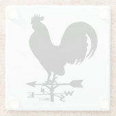 風見鶏 ガラスコースター (裏面)