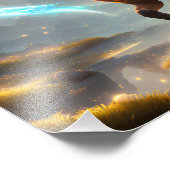 風走と：ファンタジーの馬の旅 フォトプリント            (角)