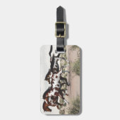 風走のように – ギャロ絵を描ング ラゲッジタグ (正面縦)