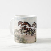 風走のように – Galloping Horses Mag コーヒーマグカップ (正面左)