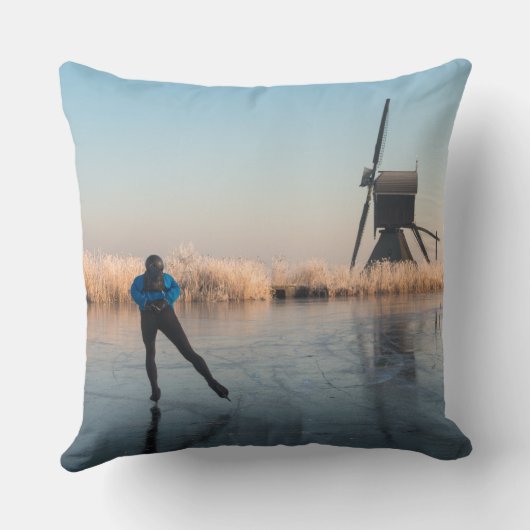 風車およびリード枕を過ぎてアイススケート クッション (裏面)