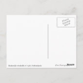 風車が夜のバーはがき ポストカード (裏面)