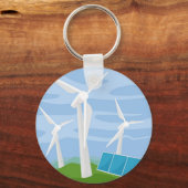 風車とセ太陽のル キーホルダー (正面)