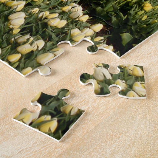 風車と垂直の春風景 ジグソーパズル (側面)