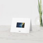 風車と星 サンキューカード (裏面)