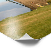 風車と羊を持つ風景 フォトプリント            (角)