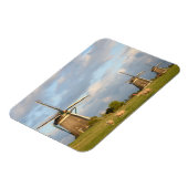 風車と羊を持つ風景 マグネット (左側)