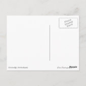 風車に沿ったスケートで滑る氷は冬になると ポストカード (裏面)