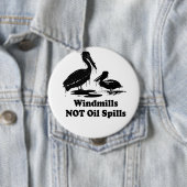 風車のない石油流出 缶バッジ (インサイチュ)