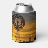 風車のサンセットの写真の缶クーラー 缶クーラー (缶裏面)