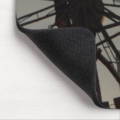 風車のシルエットのmousepad マウスパッド (コーナー)