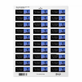 風車のシルエット ラベル (フルシート)