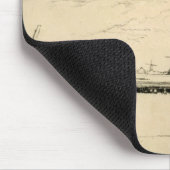 風車のスケッチ マウスパッド (コーナー)