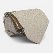 風車のセピアの車輪 ネクタイ (ロール)