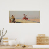 風車のドン・キホーテ戦い ポスター (キッチン)