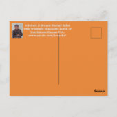 風車のポストカードで嵐の空。 ポストカード (裏面)