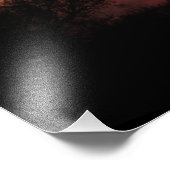 風車の写真の拡大とカンザスサンセット フォトプリント            (角)