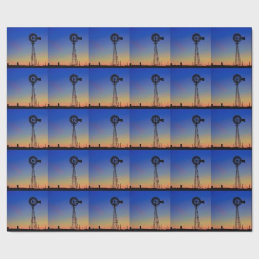 風車の包装紙 ラッピングペーパー (シーム)