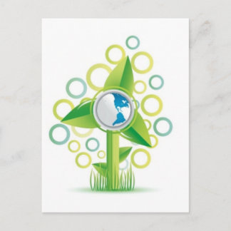 風車の地球 ポストカード