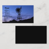 風車の影 名刺 (正面/裏面)