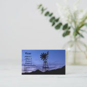 風車の影 名刺 (スタンド正面)