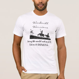 風車の戦士のティー Tシャツ